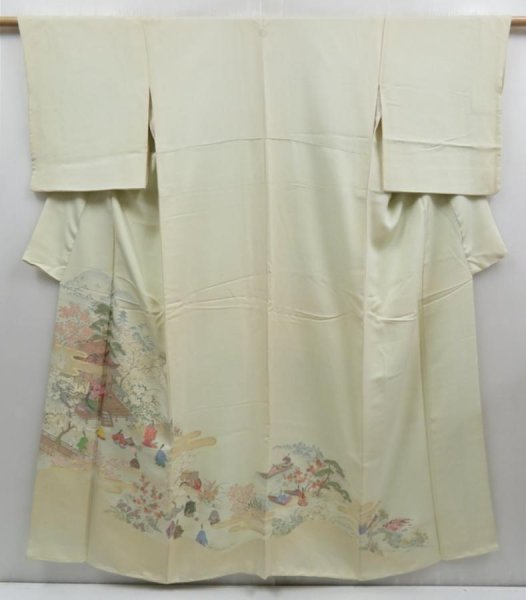 Photo1: 4809T12z1140 Japanese Kimono Silk Juko IROMUJI Princess (1)