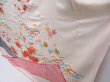 Photo4: 4810T10z1210 Vintage Japanese Kimono Silk FURISODE Chrysanthemum Off-white (4)