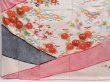 Photo5: 4810T10z1210 Vintage Japanese Kimono Silk FURISODE Chrysanthemum Off-white (5)