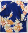 Photo1: 4810T12z1240 Vintage Japanese Kimono Silk FURISODE Plum blossom (1)