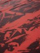 Photo4: 2B03z100  Japanese Kimono Silk  FABRIC Bamboo Dark orange 64.6x14.4 (4)