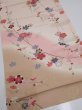 Photo2: 2B02z60  Japanese Kimono Silk  FABRIC Plum blossom Light pink 42.5x14.6 (2)