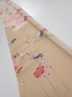 Photo1: 2B07z40  Japanese Kimono Silk  FABRIC Plum blossom Light pink 61.4x7.3 (1)