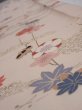 Photo4: 2B07z40  Japanese Kimono Silk  FABRIC Plum blossom Light pink 61.4x7.3 (4)