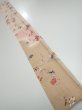 Photo5: 2B07z40  Japanese Kimono Silk  FABRIC Plum blossom Light pink 61.4x7.3 (5)