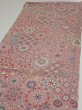 Photo3: 2B01z80  Japanese Kimono Crepe Silk  FABRIC Flowers Pink 48.0x14.4 (3)