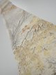 Photo1: 1V07z40  Japanese Kimono Silk  FABRIC Branch Off-white 60.6x7.5 (1)