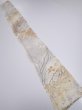 Photo6: 1V07z40  Japanese Kimono Silk  FABRIC Branch Off-white 60.6x7.5 (6)