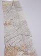 Photo3: 1V10z30  Japanese Kimono Silk  FABRIC Branch Off-white 34.3x7.3 (3)