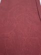 Photo1: 1V01z60  Japanese Kimono Silk  FABRIC Tidal wave Brown 42.9x14.6 (1)