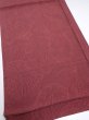 Photo2: 1V02z60  Japanese Kimono Silk  FABRIC Tidal wave Brown 42.9x14.6 (2)