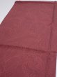 Photo3: 1V02z60  Japanese Kimono Silk  FABRIC Tidal wave Brown 42.9x14.6 (3)