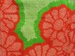 Photo7: 4811T02z1290 Vintage Japanese Kimono Silk SHIBORI FURISODE Orange-Red (7)