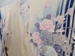 Photo2: 4811T03z1080 Vintage Japanese Kimono Silk FURISODE Rose Off-white (2)