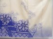 Photo7: 4811T04z1260 Vintage Japanese Kimono Silk SHIBORI FURISODE Flowers (7)