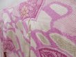 Photo2: 4811T09z1120  Japanese Kimono Silk SHIBORI FURISODE Jigami Purple-Pink (2)