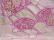 Photo6: 4811T09z1120  Japanese Kimono Silk SHIBORI FURISODE Jigami Purple-Pink (6)