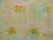 Photo3: 4812T02z650 Vintage Japanese Kimono Silk HAORI Flower Straw yellow (3)