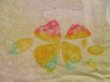 Photo4: 4812T02z650 Vintage Japanese Kimono Silk HAORI Flower Straw yellow (4)