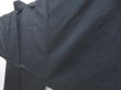 Photo3: 4812T07z540 Vintage Japanese Kimono Silk Men's OSHIMA HAORI  Black (3)