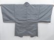 Photo4: 4812T08z790 Vintage Japanese Kimono Blend silk Men's HAORI Daimyogyoretsu Gray (4)