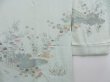 Photo3: 4812T13z610 Vintage Japanese Kimono Silk HAORI Chrysanthemum Celadon (3)