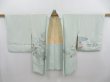 Photo6: 4812T13z610 Vintage Japanese Kimono Silk HAORI Chrysanthemum Celadon (6)