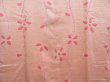 Photo3: 4813T04z580 Vintage Japanese Kimono Silk HAORI COAT Flower Peach (3)