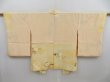 Photo6: 4813T12z630 Vintage Japanese Kimono Silk HAORI Plum branch Straw yellow (6)