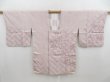 Photo5: 4816T02z510 Vintage Japanese Kimono Silk SHIBORI HAORI COAT Light purple (5)