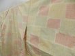 Photo2: 4816T05z830 Vintage Japanese Kimono Silk TSUMUGI  Light cream (2)