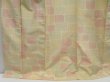 Photo4: 4816T05z830 Vintage Japanese Kimono Silk TSUMUGI  Light cream (4)