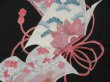 Photo4: 4816T06z690 Vintage Japanese Kimono Silk HAORI Booklet Black (4)