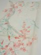 Photo3: 2R01z60  Japanese Kimono Silk  FABRIC Plum tree Off-white 42.1x14.6 (3)