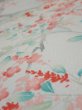 Photo4: 2R01z60  Japanese Kimono Silk  FABRIC Plum tree Off-white 42.1x14.6 (4)