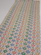 Photo3: 2R03z90  Japanese Kimono Silk  FABRIC Flower Off-white 63.8x14.4 (3)