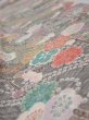 Photo4: 2R07z40  Japanese Kimono Silk  FABRIC Plum branch Light gray 60.2x7.3 (4)