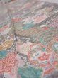 Photo4: 2R09z60  Japanese Kimono Silk  FABRIC Plum branch Light gray 81.9x7.3 (4)