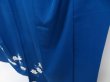 Photo4: 4817T07z970 Vintage Japanese Kimono Silk TSUKESAGE Flower Oriental blue (4)