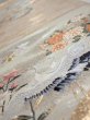 Photo4: 1D02z170  Japanese Kimono Silk Obi FABRIC material Birds Beige-Gold 44.1x12.2 (4)