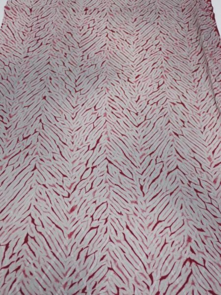 Photo1: 1Z02z60  Japanese Kimono Silk  FABRIC Mokume shibori Gray 43.3x14.8 (1)