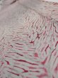 Photo4: 1Z09z60  Japanese Kimono Silk  FABRIC Mokume shibori Gray 81.9x7.3 (4)