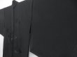 Photo2: 4819T01z280 Vintage Japanese Kimono Silk See through HAORI Flowers Black (2)