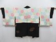 Photo5: 4820T11z690 Vintage Japanese Kimono Silk HAORI Rose Black (5)