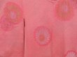 Photo5: 4820T12z420 Vintage Japanese Kimono Silk SHIBORI HAORI Flower Coral pink (5)