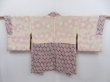 Photo6: 4820T14z420 Vintage Japanese Kimono Silk SHIBORI HAORI Kikko Light purple (6)