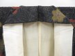 Photo7: 4824T04z820 Vintage Japanese Kimono Silk TSUMUGI Plum blossom Black (7)