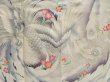 Photo8: 4824T07z980 Vintage Japanese Kimono Silk FURISODE Phoenix Off-white (8)