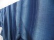 Photo2: 4824T08z790 Vintage Japanese Kimono Silk TSUMUGI  Navy (2)