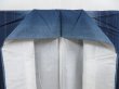 Photo7: 4824T08z790 Vintage Japanese Kimono Silk TSUMUGI  Navy (7)